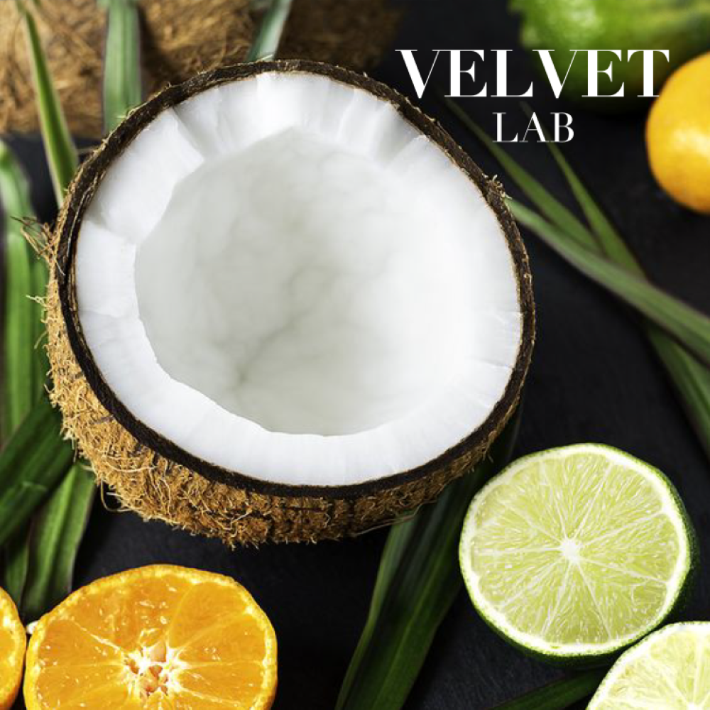 vela fragancia aroma coco y limon