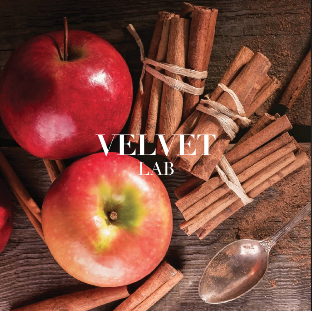 vela fragancia aroma manzana y canela